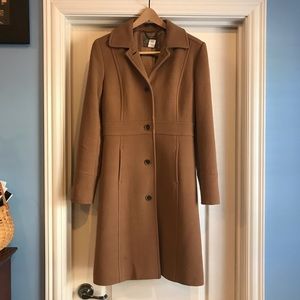 J Crew Lady Day Coat Camel size 4